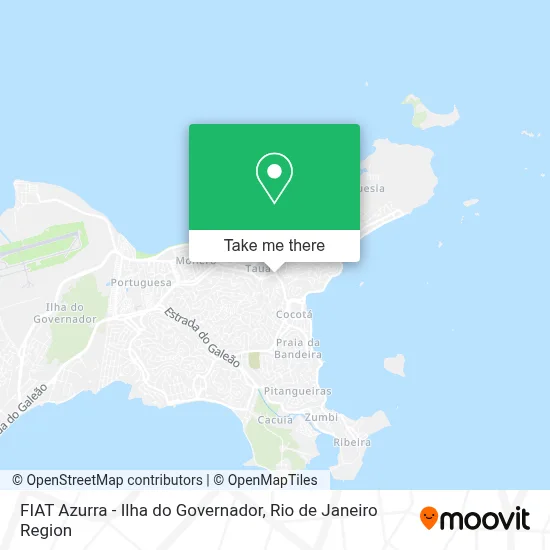 FIAT Azurra - Ilha do Governador map