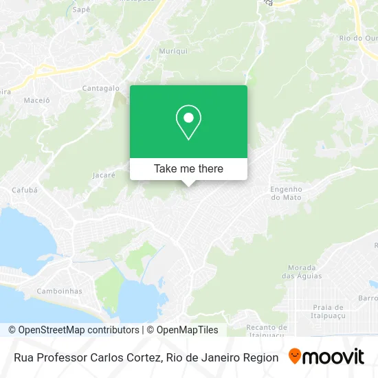 Rua Professor Carlos Cortez map