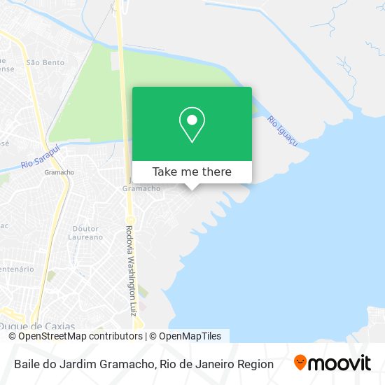 Baile do Jardim Gramacho map