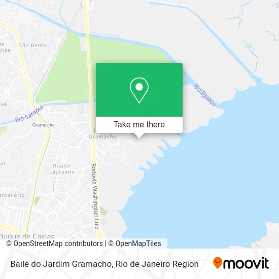 Baile do Jardim Gramacho map