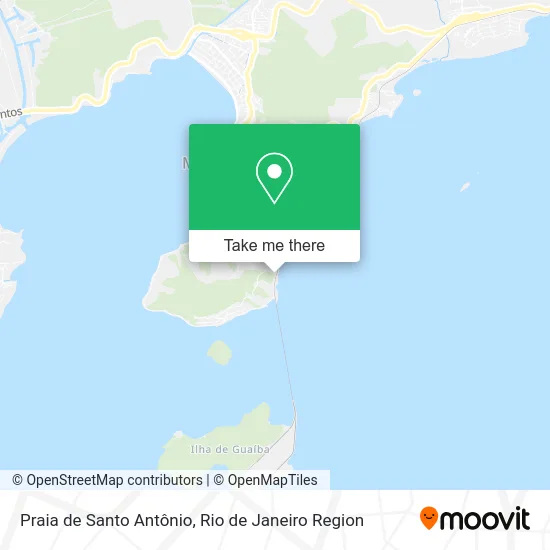 Praia de Santo Antônio map