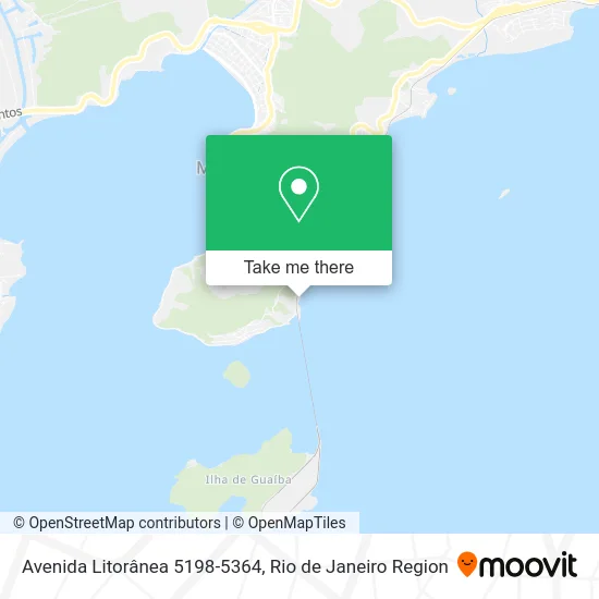 Avenida Litorânea 5198-5364 map