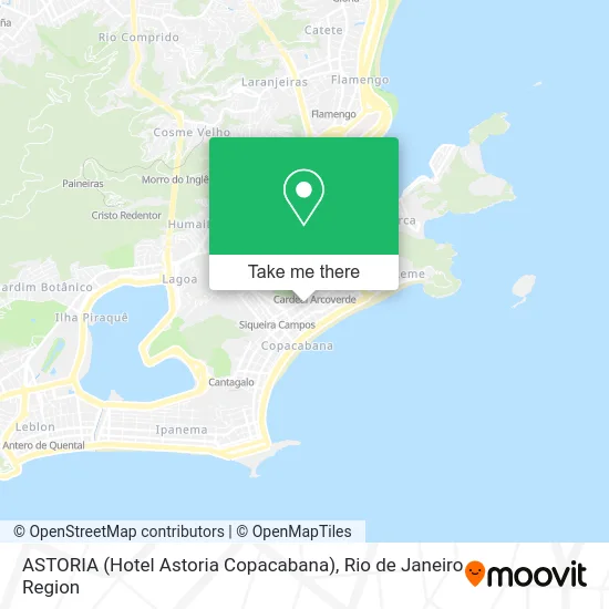 ASTORIA (Hotel Astoria Copacabana) map