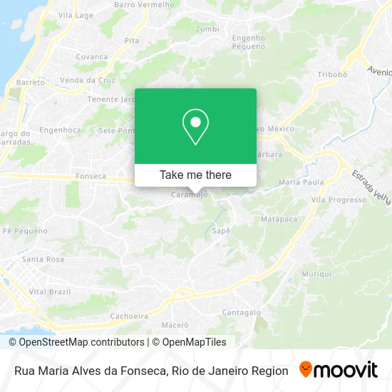 Rua Maria Alves da Fonseca map