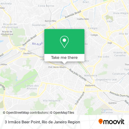 3 Irmãos Beer Point map