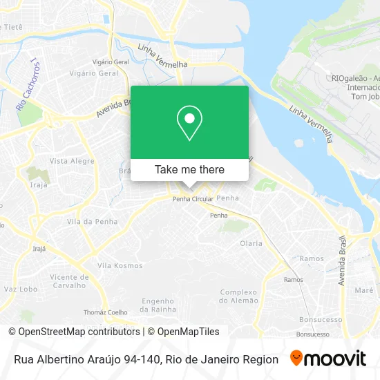 Rua Albertino Araújo 94-140 map
