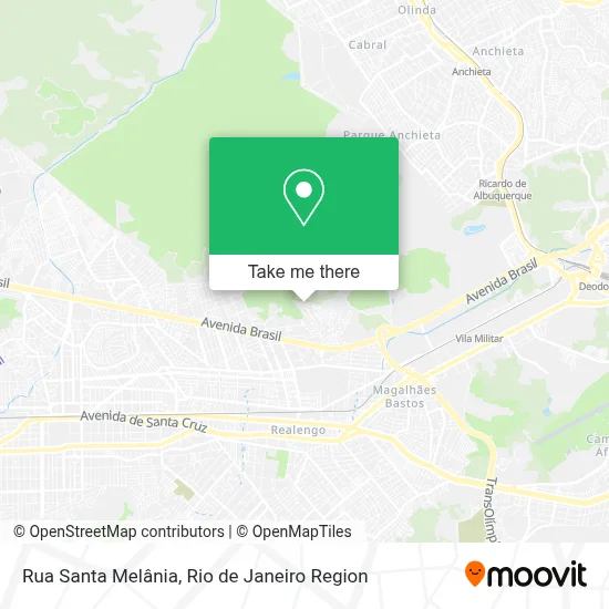 Rua Santa Melânia map