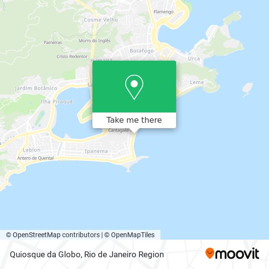 Quiosque da Globo map