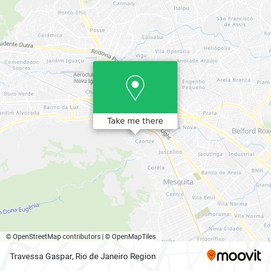 Mapa Travessa Gaspar