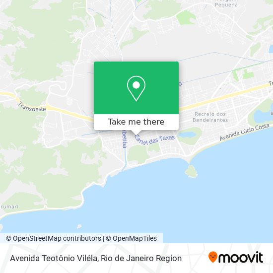 Avenida Teotônio Viléla map