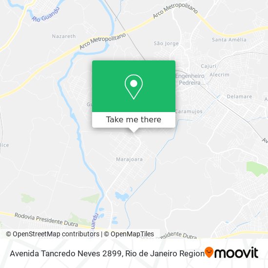 Mapa Avenida Tancredo Neves 2899