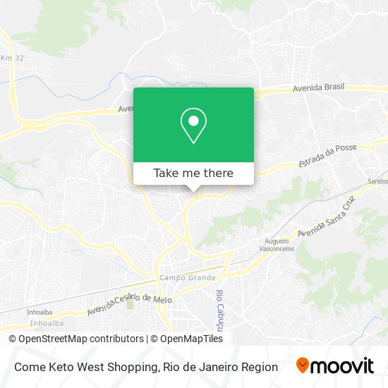 Come Keto West Shopping map