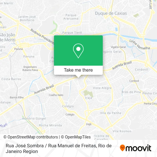 Rua José Sombra / Rua Manuel de Freitas map