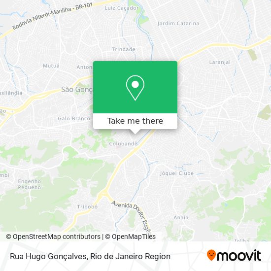 Rua Hugo Gonçalves map