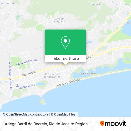 Adega Barril do Recreio map