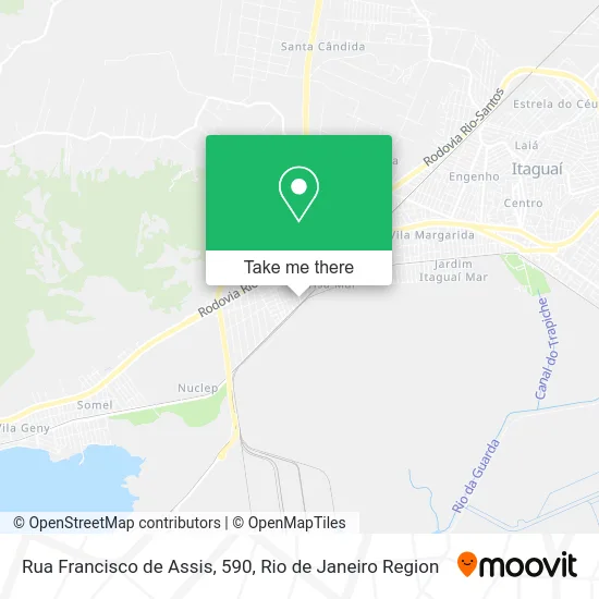 Rua Francisco de Assis, 590 map