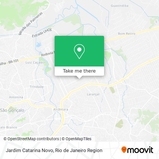 Mapa Jardim Catarina Novo