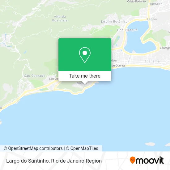 Largo do Santinho map