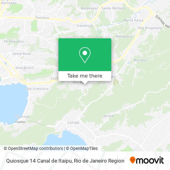 Quiosque 14 Canal de Itaipu map