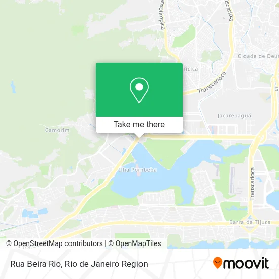 Rua Beira Rio map