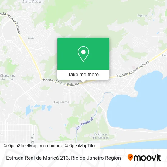 Estrada Real de Maricá 213 map