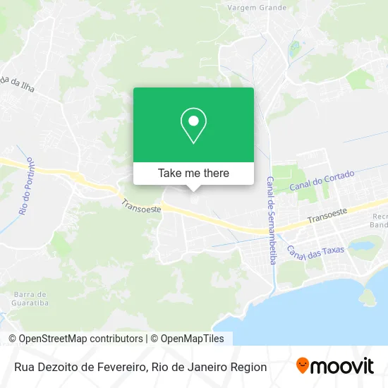 Rua Dezoito de Fevereiro map