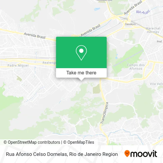 Rua Afonso Celso Dornelas map
