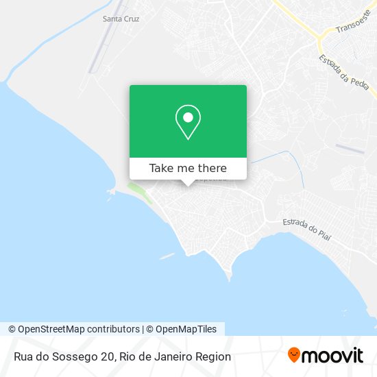 Rua do Sossego 20 map