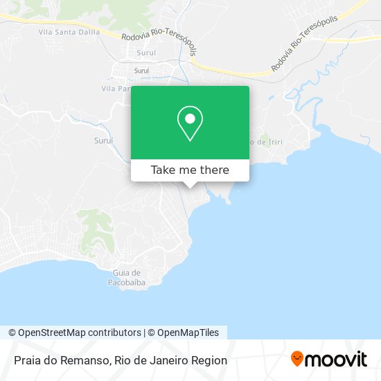 Praia do Remanso map