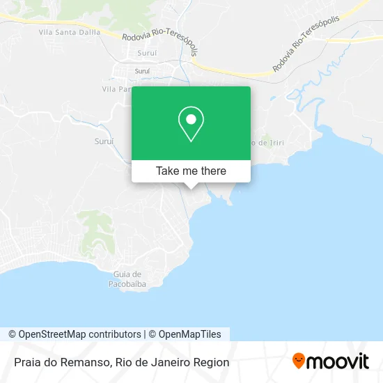 Praia do Remanso map