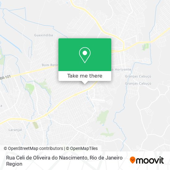 Mapa Rua Celi de Oliveira do Nascimento