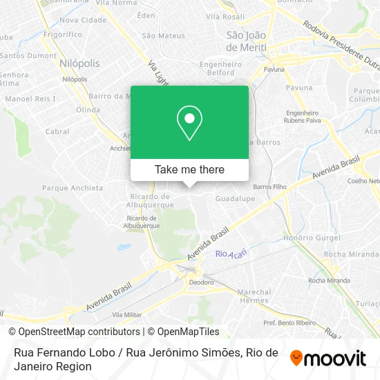 Rua Fernando Lobo / Rua Jerônimo Simões map