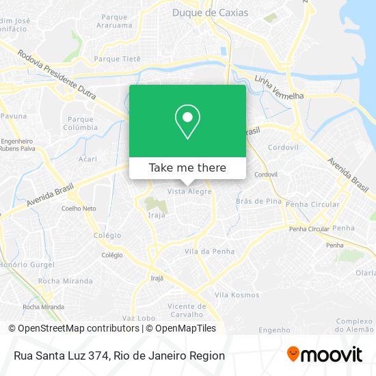 Rua Santa Luz 374 map