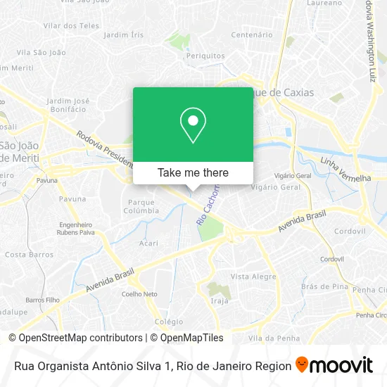 Rua Organista Antônio Silva 1 map