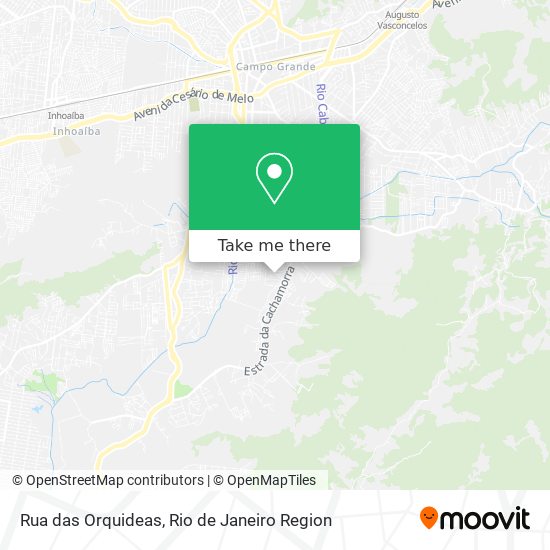 Rua das Orquideas map