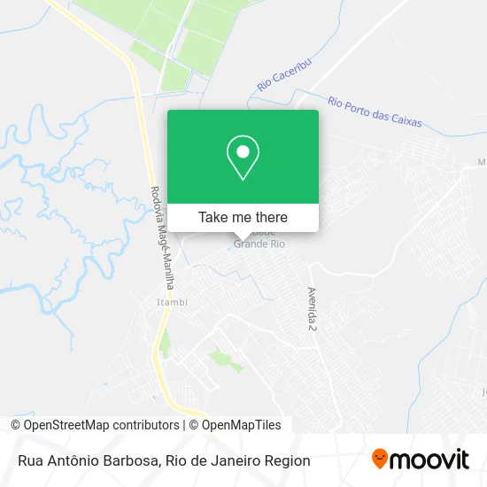 Rua Antônio Barbosa map