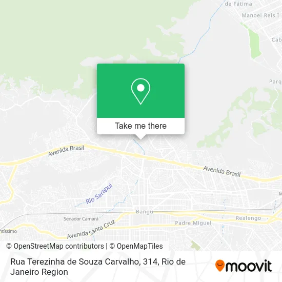 Rua Terezinha de Souza Carvalho, 314 map