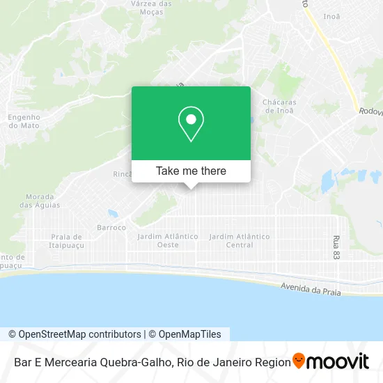Bar E Mercearia Quebra-Galho map