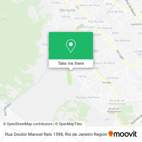 Rua Doutor Manoel Reis 1598 map
