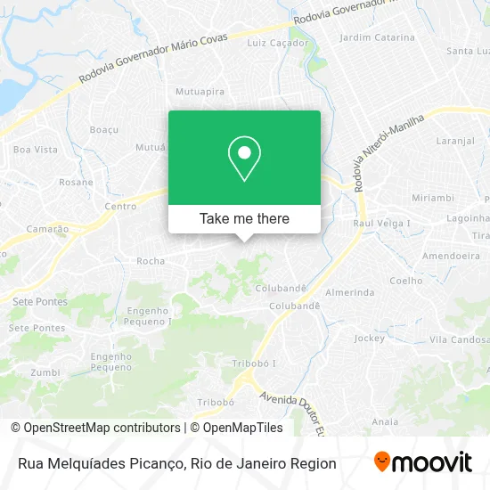 Rua Melquíades Picanço map