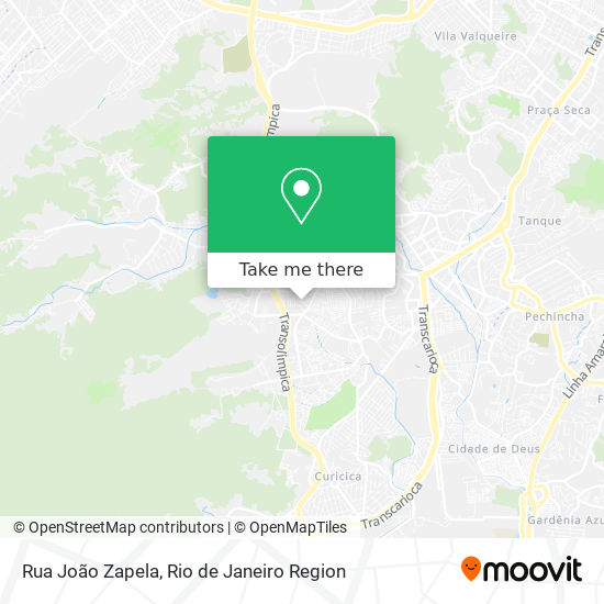 Rua João Zapela map