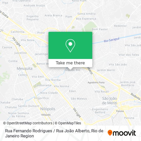 Rua Fernando Rodrigues / Rua João Alberto map