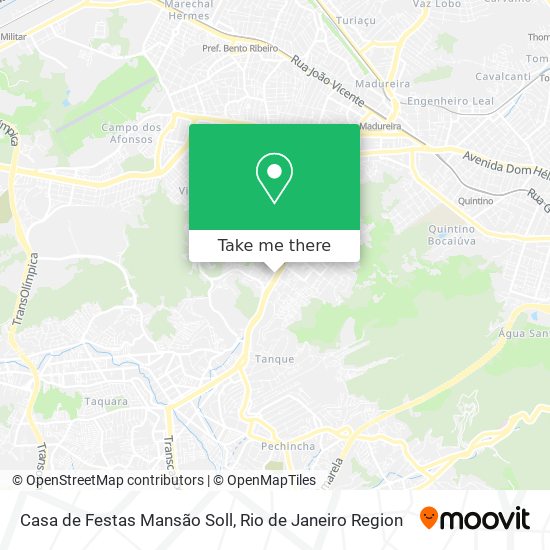 Casa de Festas Mansão Soll map