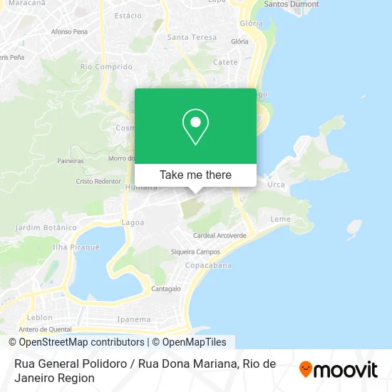 Rua General Polidoro / Rua Dona Mariana map