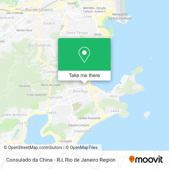 Consulado da China - RJ map