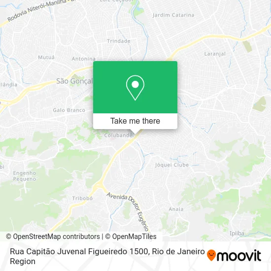Rua Capitão Juvenal Figueiredo 1500 map
