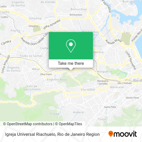Igreja Universal Riachuelo map