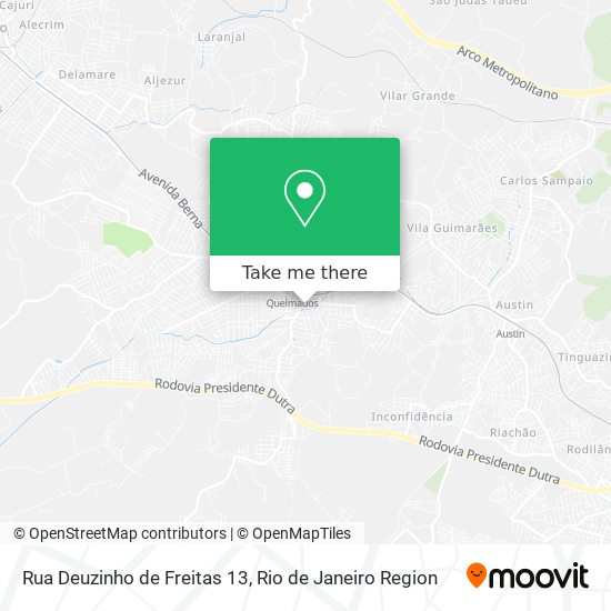 Rua Deuzinho de Freitas 13 map