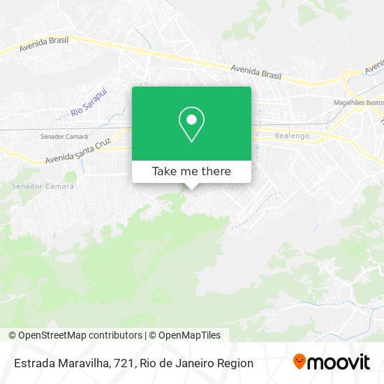 Mapa Estrada Maravilha, 721