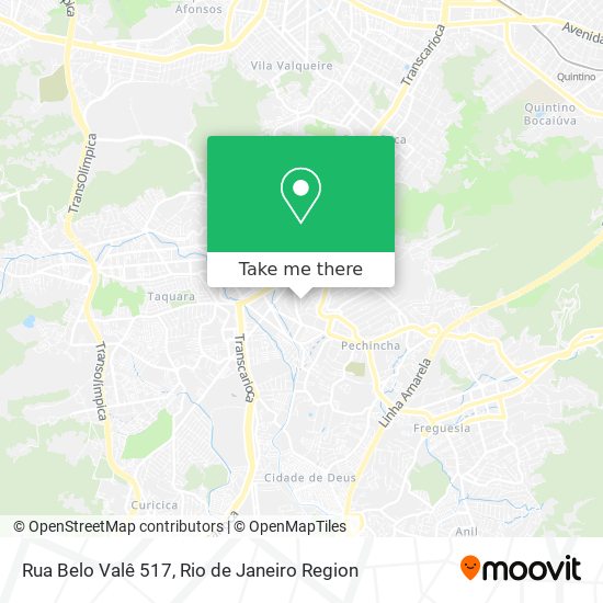 Rua Belo Valê 517 map